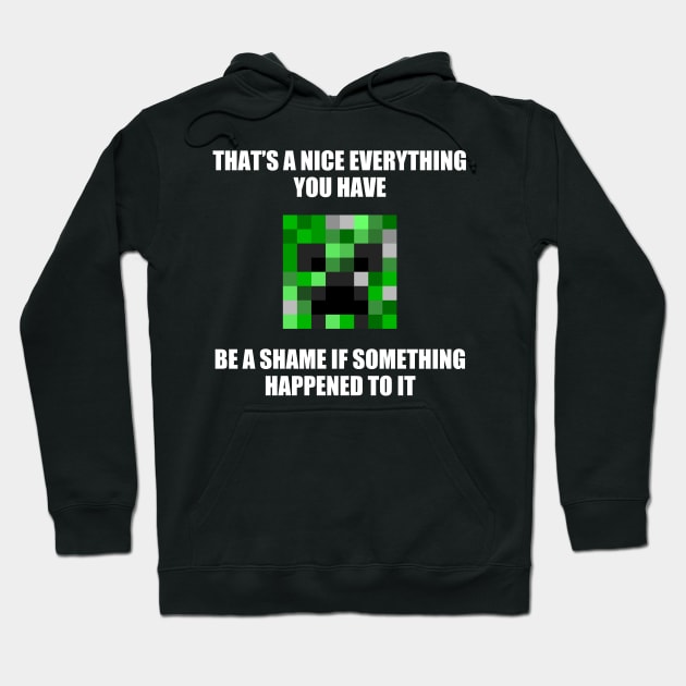 CREEPER MEME Hoodie by Ajiw